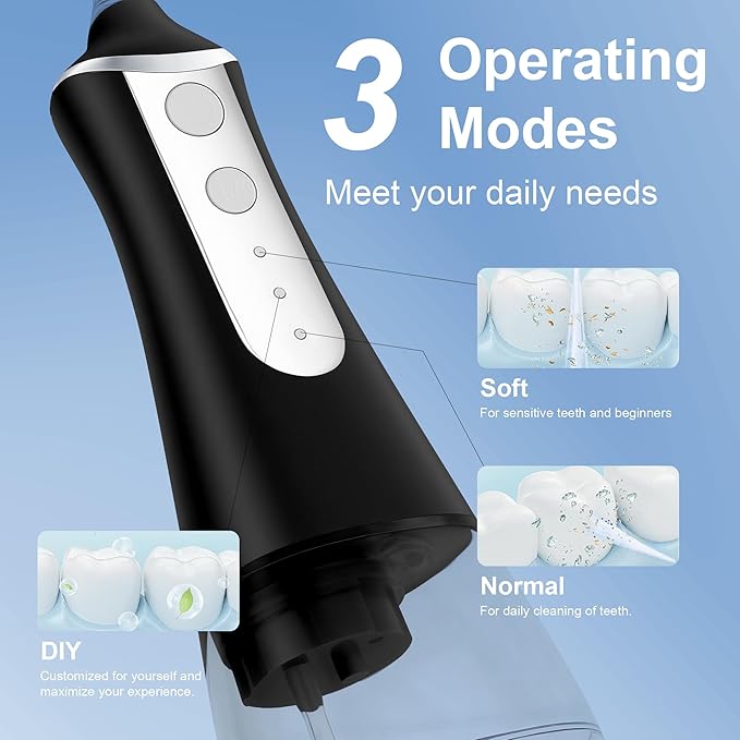 Electric Water Flosser Water Flosser Portable Dental Flosser Oral Cleaning - Image 3