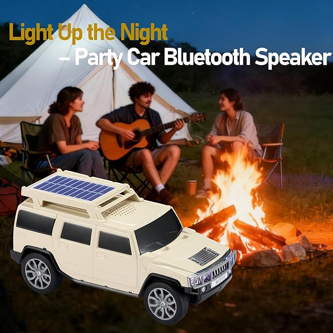 WSTER Solar Off-Road Car Bluetooth Speaker – HD Stereo Sound - Image 6