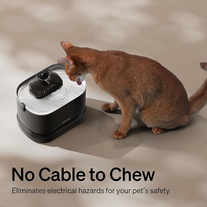 PETLIBRO Cat Water Fountain, Cordless Pet Water Fountain Battery Operated - Image 5