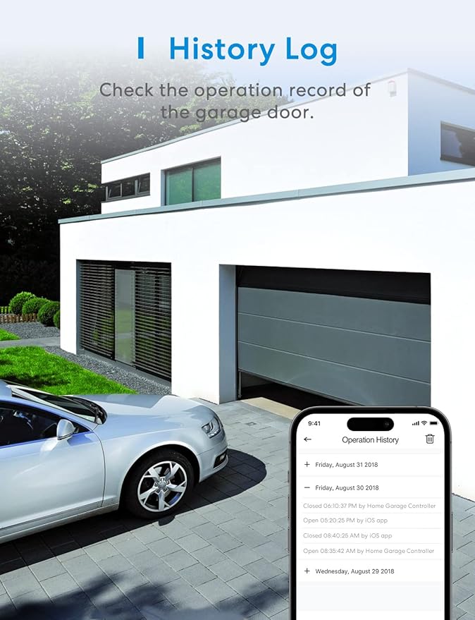 meross Smart Garage Door Opener Remote, Compatible - Image 8