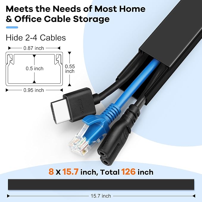126in Cord Hider Kit, Wire Hiders - Image 2