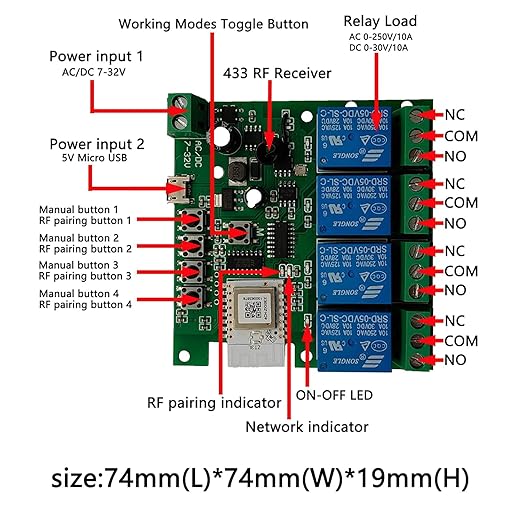 Newgoal Zigbee Tuya Smart 4 Channel Smart Relay Module - Image 7