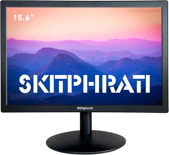 SKitphrati 15.6 Inch Small PC Monitor, FHD VA 1080P Desktop Display by PCMonitor
