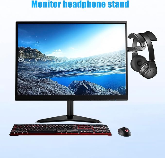 Khazylorr Monitor Stand for Headphones and Headsets, Adjustable Headphone - Image 2