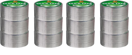 Duck Brand Color Duct Tape, 6-Roll, Metallic Chrome (1303158_C) (Pack of 2)