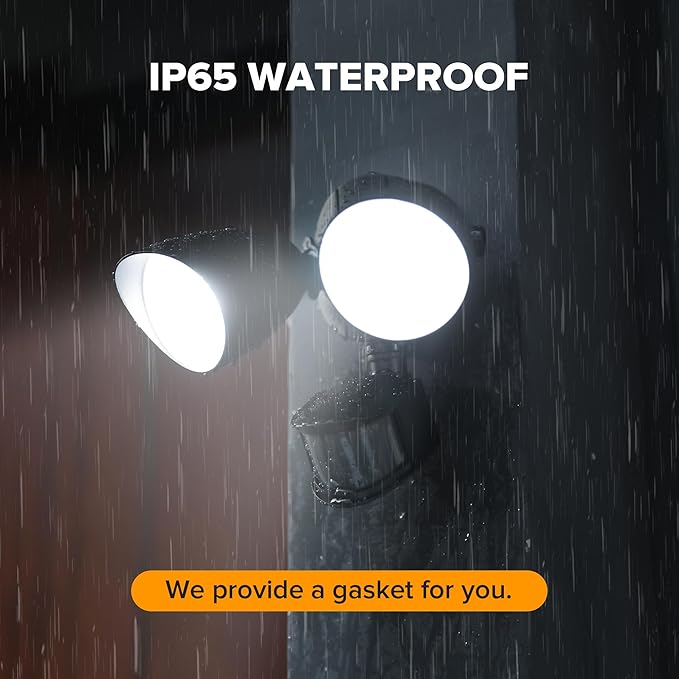 LUTEC 32W 3500 Lumen LED Security Lights Motion Sensor Light Outdoor, 5000K - Image 8