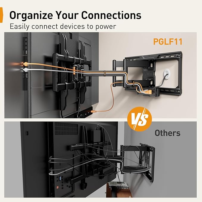 Perlegear Full Motion TV Wall Mount - Image 3
