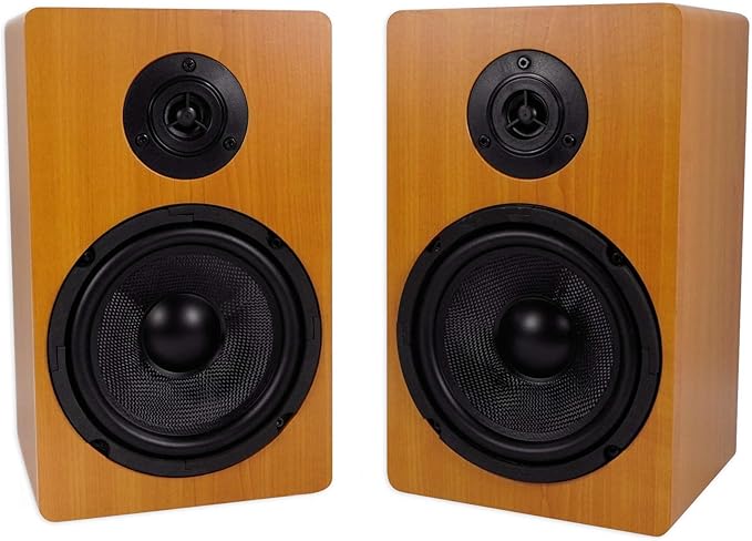 Rockville Pair ROCKSHELF 64C V2 Classic Wood 400W 6.5" Bookshelf Speakers/4 Ohm - Image 8