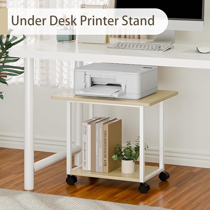 MARTY 22"x15.75" Large Under Desk Printer Stand - Image 2