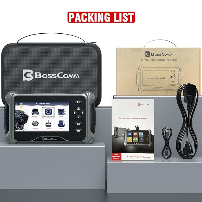 2026 BOSSCOMM IF742 OBD2 Scanner, ABS/SRS/Transmission/Check Engine Code Reader - Image 9