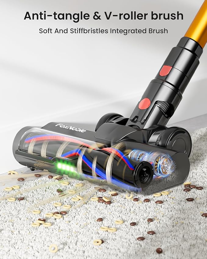 Cordless Vacuum Cleaner, 55KPa 650W 65Mins Vacuum Cleaners - Image 6