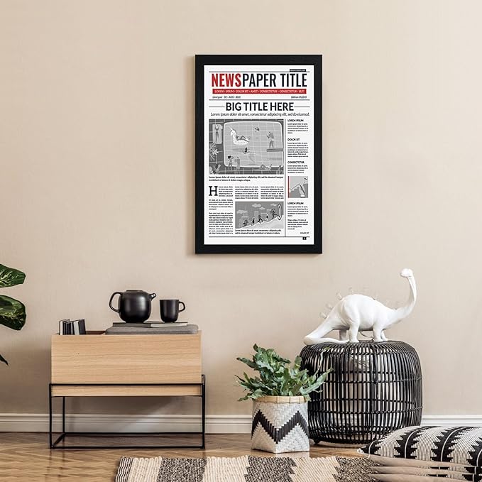TKYGU 11x22 Picture Frame 5 Pack- Newspaper Frame - Image 3