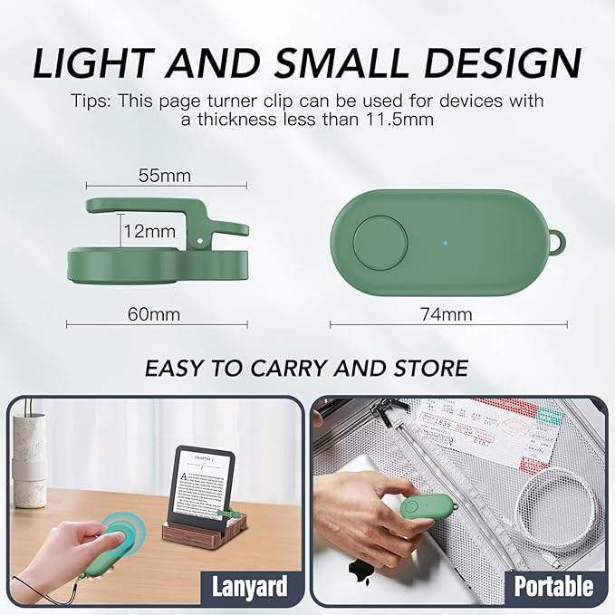 Remote Control Page Turner for Kindle Paperwhite Oasis Kobo eReaders, Kindle - Image 4