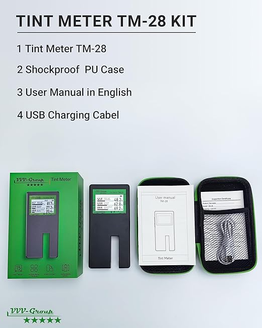Digital Car Window Tint Meter TM-28 – Side Window Tint Tester - Image 3