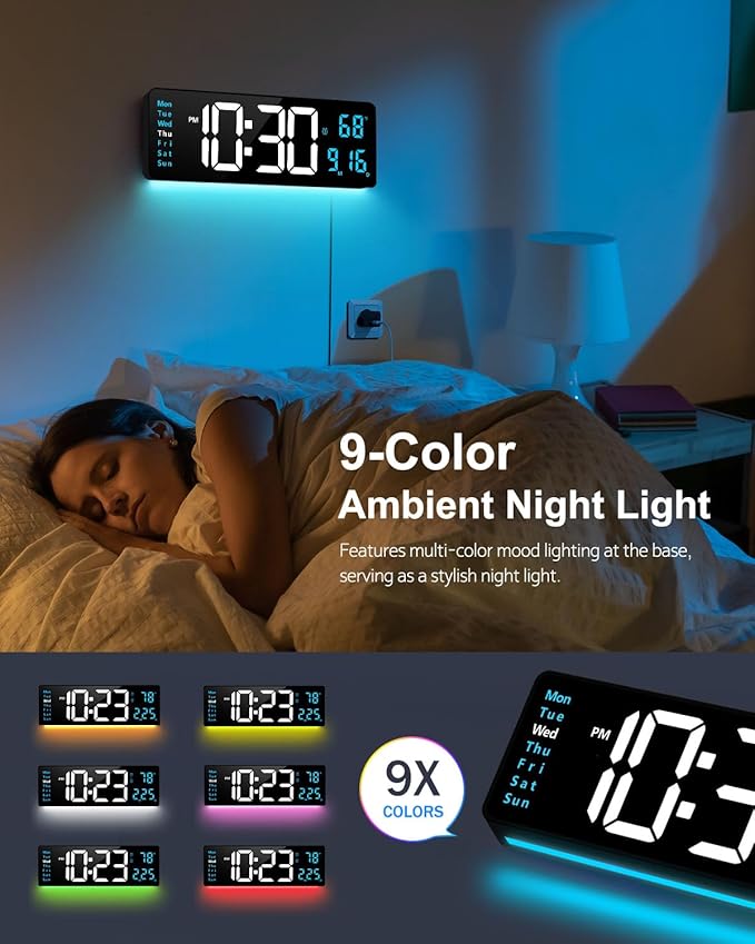 Digital Wall Clock, Wall Clock - Image 3