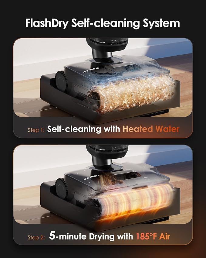Tineco Floor One S7 Stretch Steam Cordless Wet Dry Vacuum Steam Mop All-in-One - Image 6
