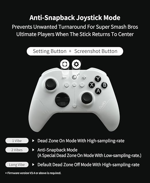GuliKit ES Fastest Wireless Controller – Hall Anti-Drift&Anti-Snapback Joysticks - Image 5