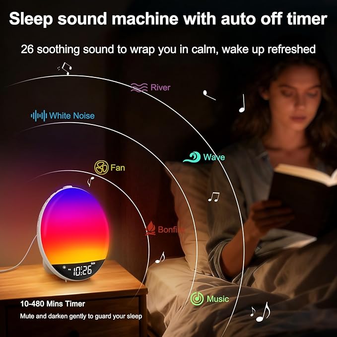 DreamSky Sunrise Alarm Clock Radio - Image 5