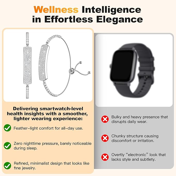 Smart Bracelet for Women, Jewelry Fitness Tracker - Image 6