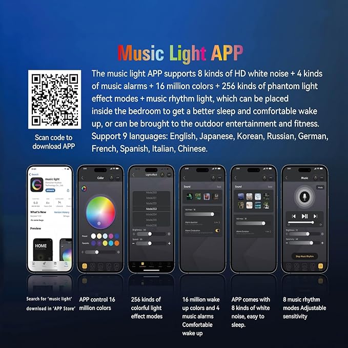 Smart Table Lamp, 15W Wireless Charger Station - Image 9