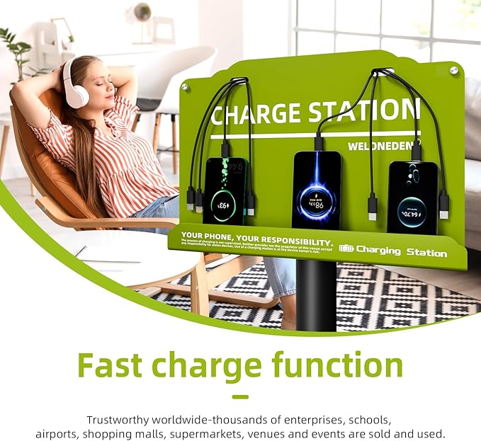 Wall Mounted Cell Phone Charging Station Mobile Phone Charging Station | Fast - Image 3