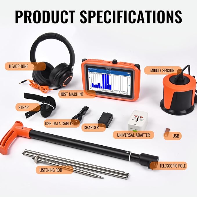 PQWT L2000 Underground Water Leak Detectors - Image 8