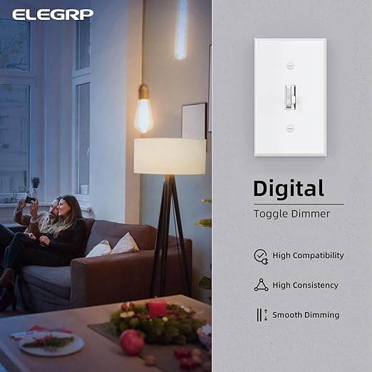 ELEGRP Digital Toggle Dimmer Switch - Image 5