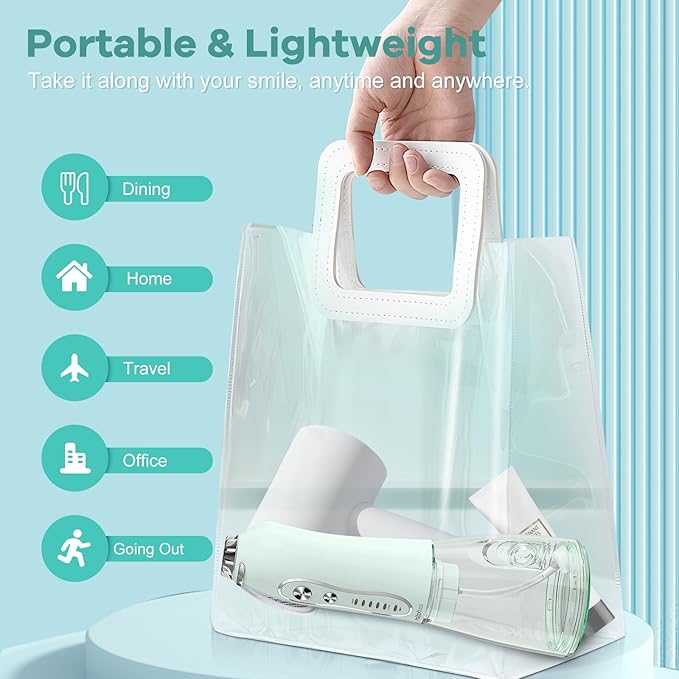H2ofloss Water Dental Flosser Teeth Pick: Portable Cordless Oral Irrigator - Image 6