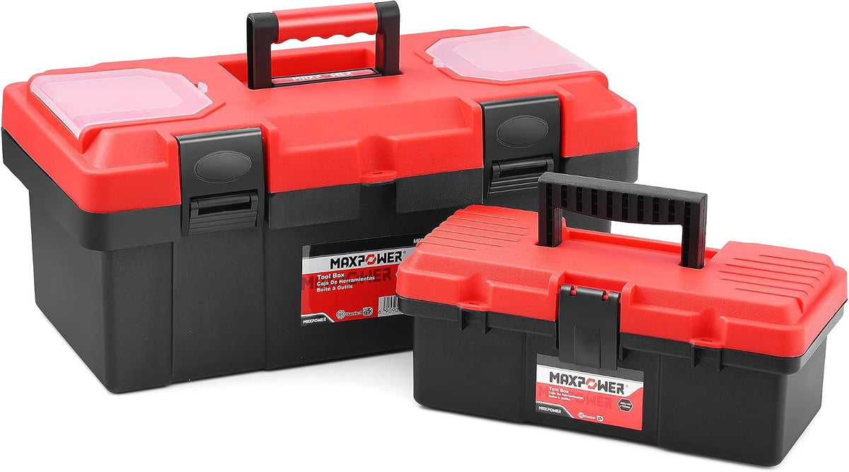 maxpower 2-pc plastic tool box, 12" small &, main product view