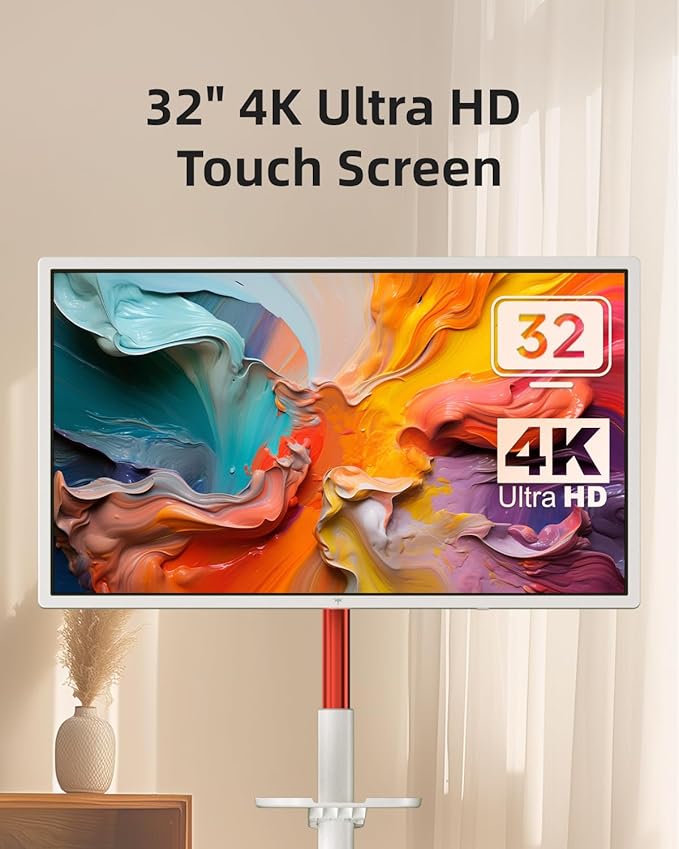 KTC MegPad 32" Smart Portable TV, 4K Touch Screen Portable TV Monitor, Android - Image 3