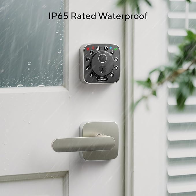 ULTRALOQ Passage Lever Door Handle, Reversible Handle No Lock - Image 3