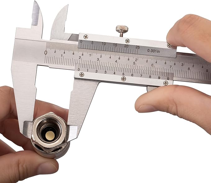 Spurtar Vernier Caliper Measuring Tool 6", 0-6Inch/0-150mm Manual Non Digital - Image 4