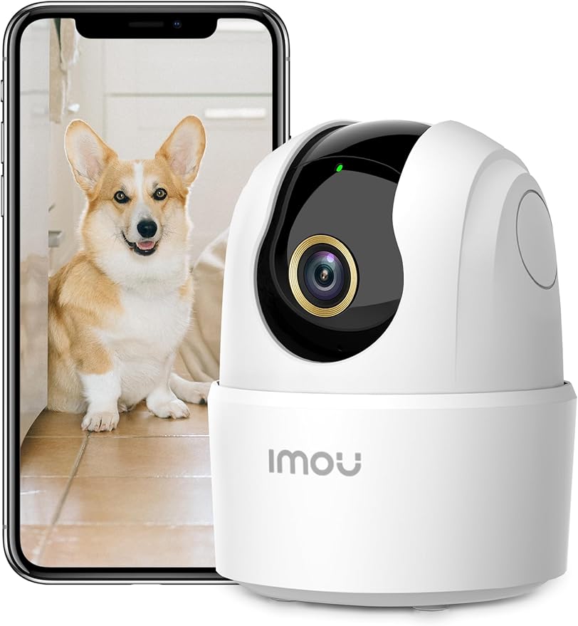 Imou 2.5K WiFi Camera Indoor Pet Dog Camera 4MP, 360° Home Security Wireless IP by Imou
