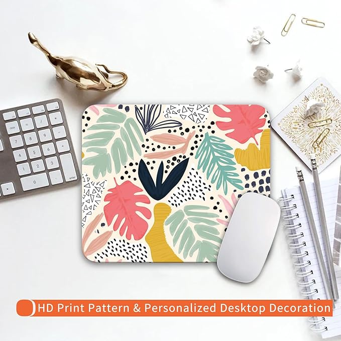 Armanza Square Mouse Pad Tropical Plants, Personalized Premium-Textured Custom - Image 6