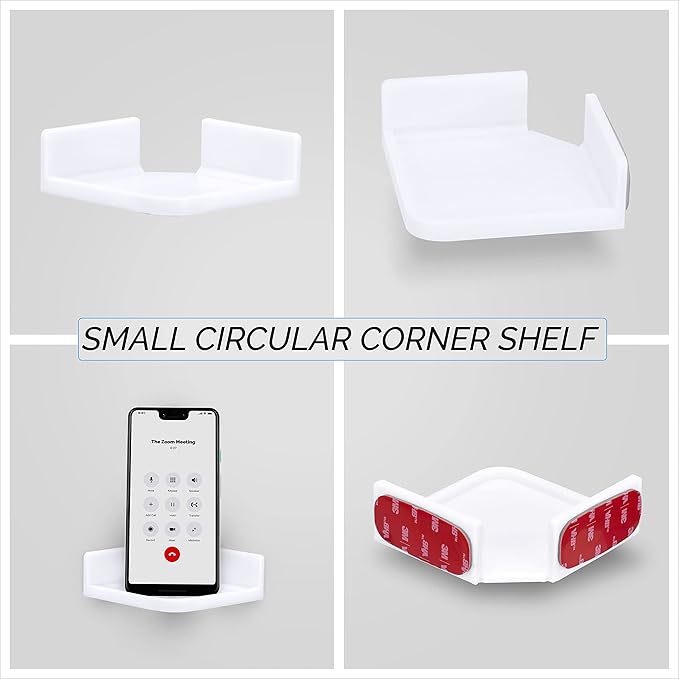 Mini Corner Shelf Mount for Security Cameras, Baby Monitors, Plants & More - Image 6