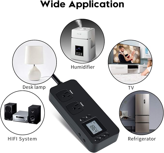 Electricity Usage Monitor, Briidea Power Consumption Watt Voltage Amp Meter - Image 6