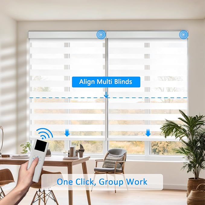 COOLWINDS Motorized Zebra Blinds - Image 2