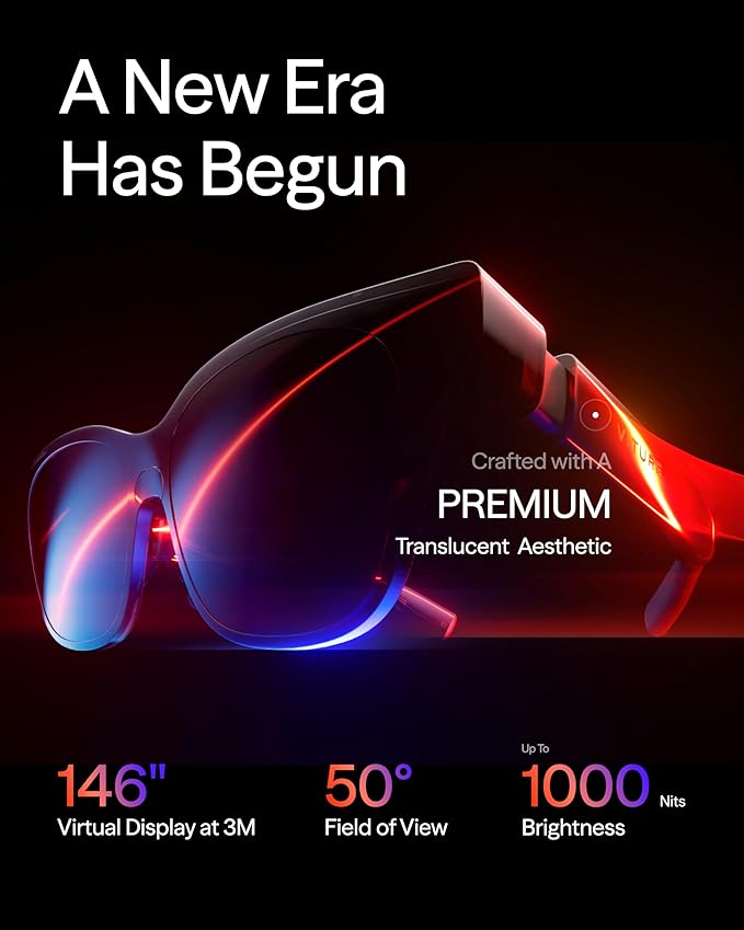 VITURE Luma XR Glasses — 146” 1200p Ultra Sharp Display, 1000 Nits, 50° FOV - Image 3