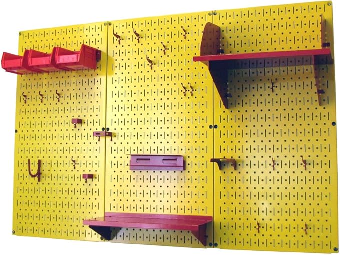 Wall Control Pegboard Organizer 4 ft. Metal Pegboard Standard Tool Storage Kit - Image 2