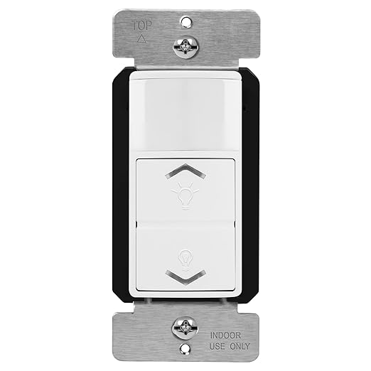TOPGREENER Motion Sensor Light Switch Dimmer, Electronic Dimmer by TOPGREENER