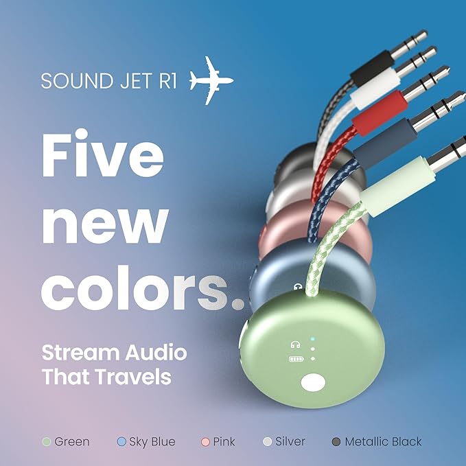 Avantree SoundJet R1 – 25Hr Airplane Bluetooth Adapter - Image 4