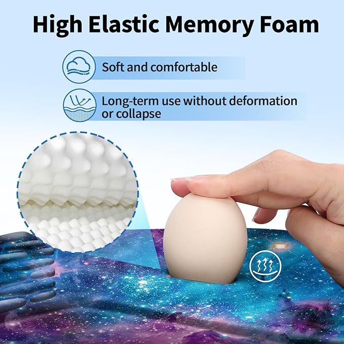 YIWEI Ergonomic Mouse Pad with Wrist Rest - Image 3