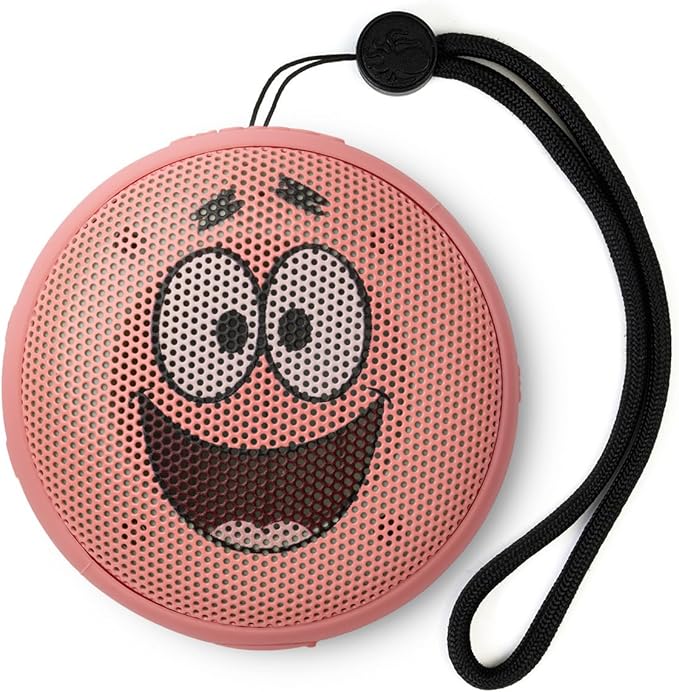 Speaqua Cruiser Patrick from Spongebob, Waterproof Bluetooth Speaker, Small by Speaqua