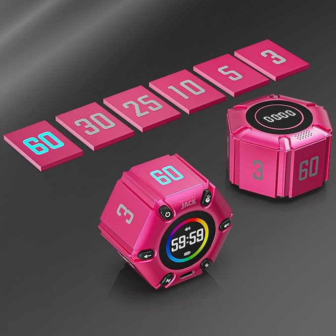 Printers Jack, Visual Pomodoro Timer, Productivity Cube Timer, Mute & Vibration - Image 6