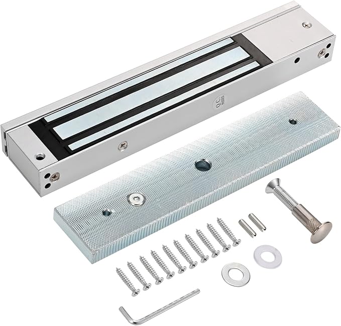 Electric Magnetic Lock 280KG 600LBS Holding Force Electromagnet Lock 12V Fail by NCLTHS