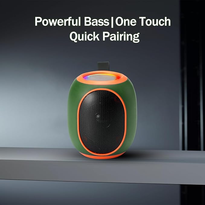 Portable Bluetooth Speaker – 8W HD audio quality, TWS stereo pairing, LED light - Image 6