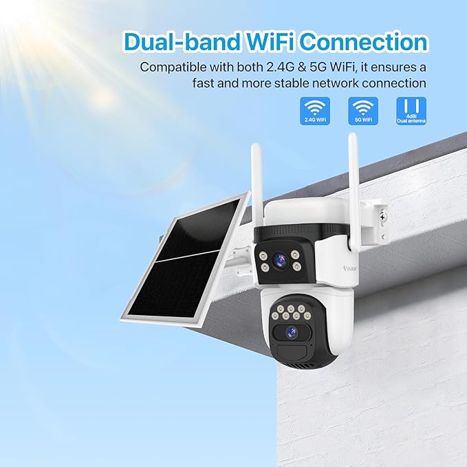 VSTARCAM 2K Dual Lens Security Camera Outdoor WiFi Camera - Image 3