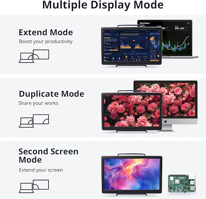 ELECROW 10.1 Inch Portable Monitor - Image 4