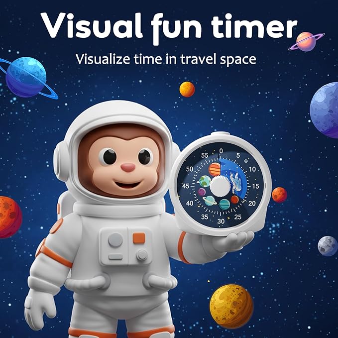 BellMan Visual Timer with Pause Button, 60 Minute Countdown Mercury Timer - Image 2