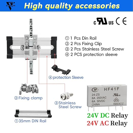 UL Listed 2Pcs Electromagnetic Relay - Image 4